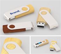 USB A ROTAZIONE IN LEGNO TWISTER WOOD